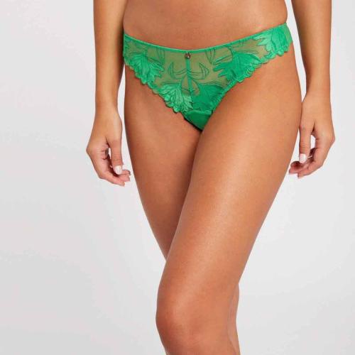 Tanga vert Capucine - Morgan Lingerie - Nouveautés lingerie et maillot grande taille