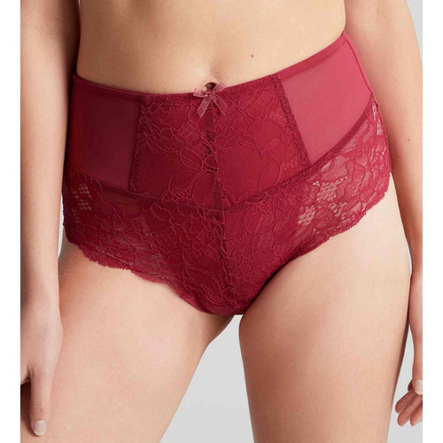 Culotte Taille Haute - Rouge Panache - Panache - Promo fitancy lingerie grande taille