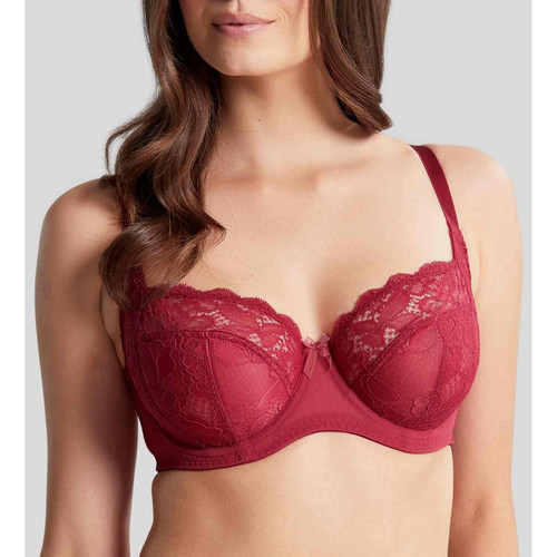 Soutien-gorge Balconnet Armatures - Rouge Panache - Promo lingerie panache grande taille