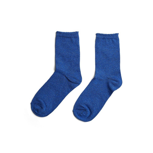 Chaussettes bleu en coton - Pieces - Selection moins 25