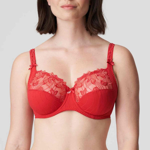 Soutien-gorge Emboitant Armatures Prima Donna Deauville rouge - Promo lingerie primadonna grande taille