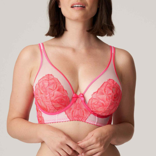 Soutien-gorge Plongeant Armatures Belgravia-Blogger Pink Prima Donna  - Promo lingerie primadonna grande taille