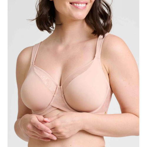 Soutien-gorge minimiseur armatures Sans Complexe PERFECT SHAPE nude - Cadeau noel lingerie grande taille