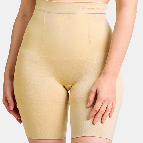 Panty gainant taille haute - Nude Sans Complexe  - Lingerie sculptante maintien modere