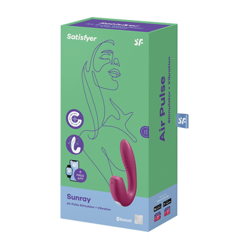 Stimulateur clitoridien et Vibromasseur point G - Violet Satisfyer  - Sexualite