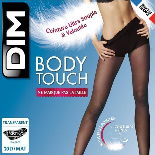 Collant voile 20D DIM CHAUSSANT Body Touch noir - Dim chaussant